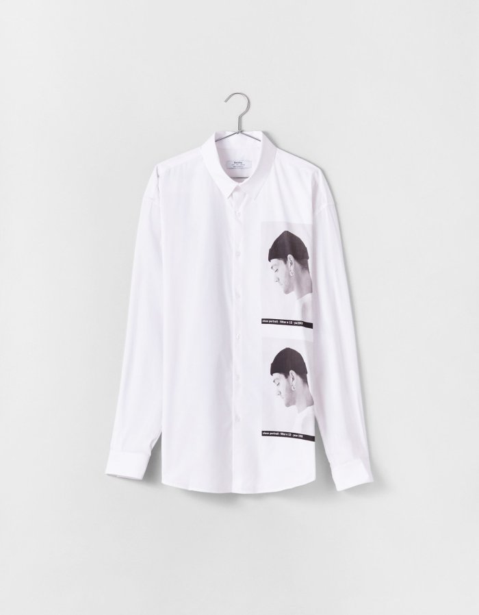 Oversized printed shirt