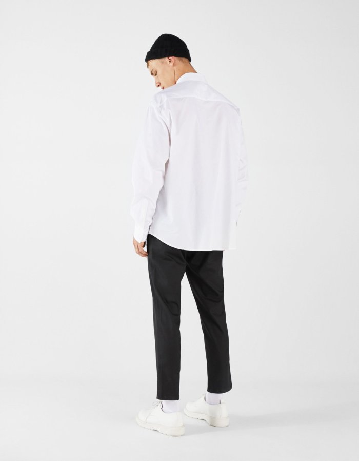 Oversized printed shirt