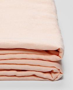 inbed peach flat sheet 03