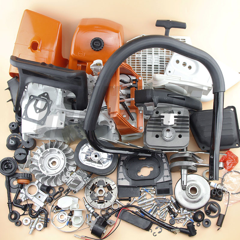 Complete Repair Parts for STIHL MS660 066 Chainsaw Engine Motor Crankcase Crankshaft Carburetor Fuel Tank Cylinder Piston Ignition Coil