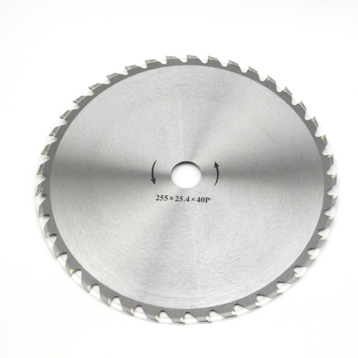 40 Teeth 25.4X255MM Carbide Cutting Blade For Stihl Husqvarna Echo Homelite Honda Robin Yamaha Sindaiwa McCulloch Solo Dolmar Tanaka Red Max Sears String Trimmer Brush Cutter (Arbor 25.4MM / Diameter 255MM)