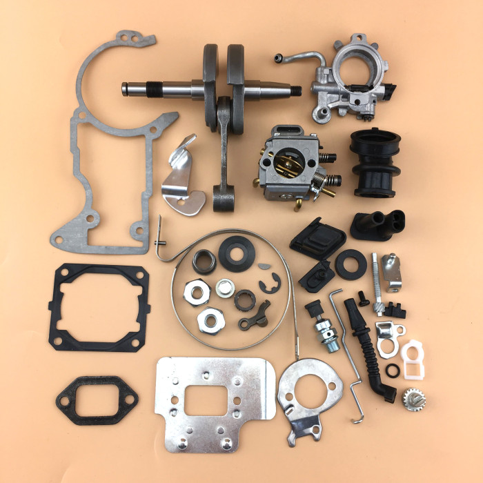 Stihl MS 440 Parts, Stihl 044 Parts, Complete Aftermarket Repair Parts For Stihl MS440 044 Chainsaw, Engine Crankcase Gas Fuel Tank Ignition Coil Crankshaft Carburetor Cylinder Piston Recoil Starter Muffler