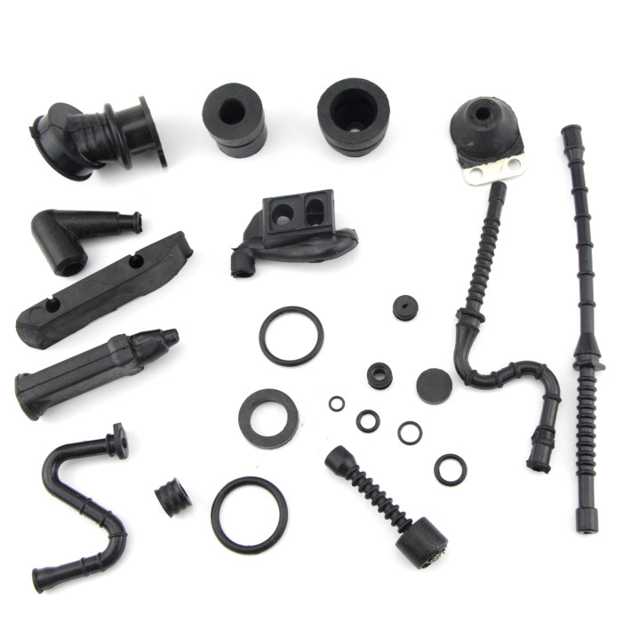 Annular Buffer Kit For Stihl 038 MS380 381 038MAGNUM Chainsaw A/V Mount Rubber Intake Manifold Fuel Oil Line