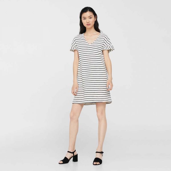 Textured Printed Dress