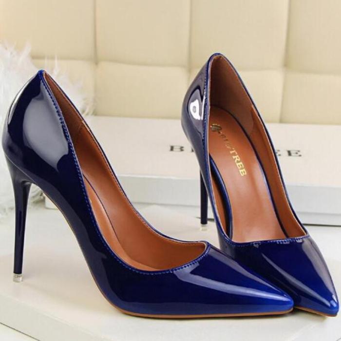 Brand Women's Shoes Sexy Gradient Color Nightclub High Heels Women Pumps Stiletto Thin Heel Pointed Toe High-heeled Shoes