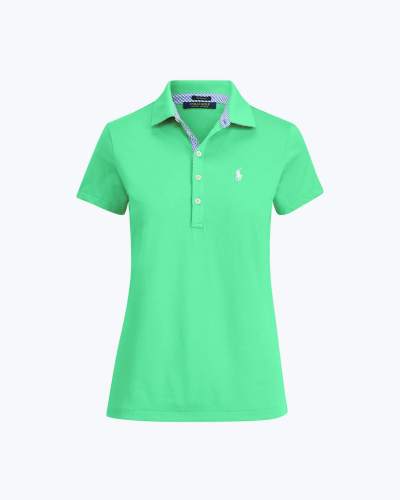Tailored Fit Mesh-Panel Polo1