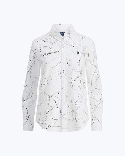 Relaxed Painted Oxford Shirt