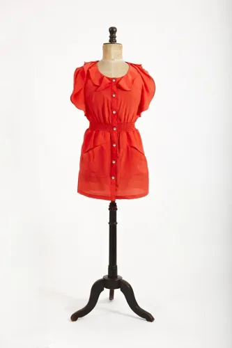 Melissa dress coral