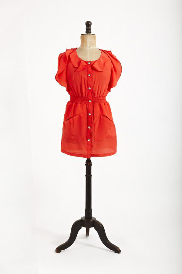 Melissa dress coral