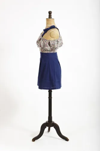 Floral one shoulder dress