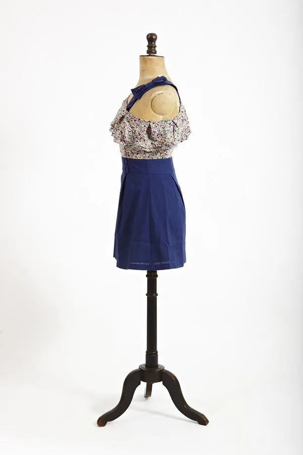 Floral one shoulder dress