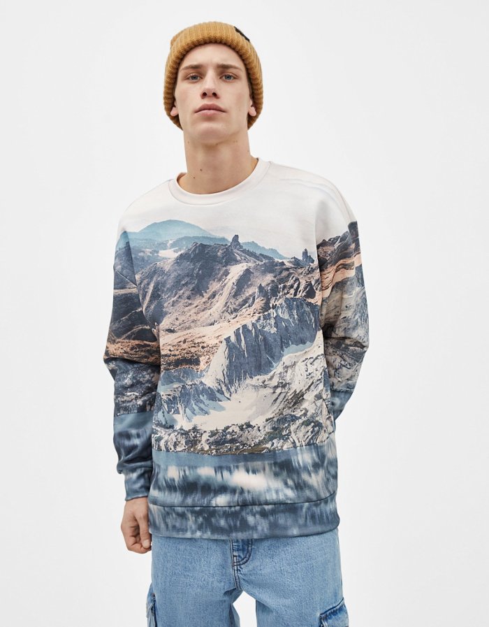 Sweatshirt with photo print