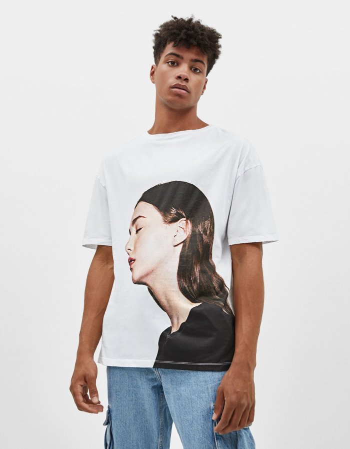 Oversized short sleeve T-shirt
