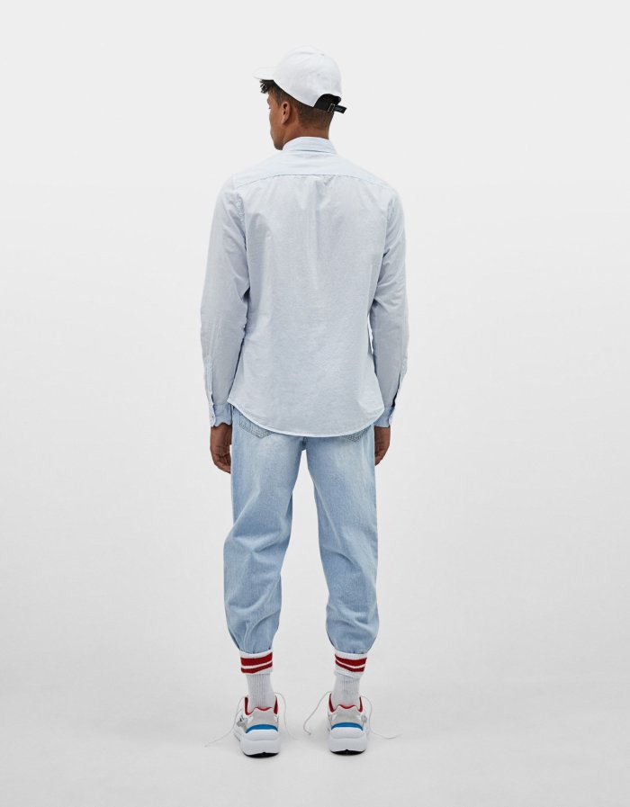 Regular fit long sleeve shirt