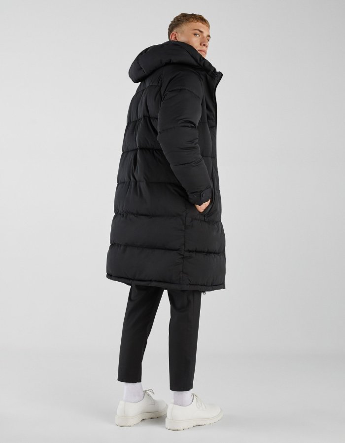Puffer hooded coat