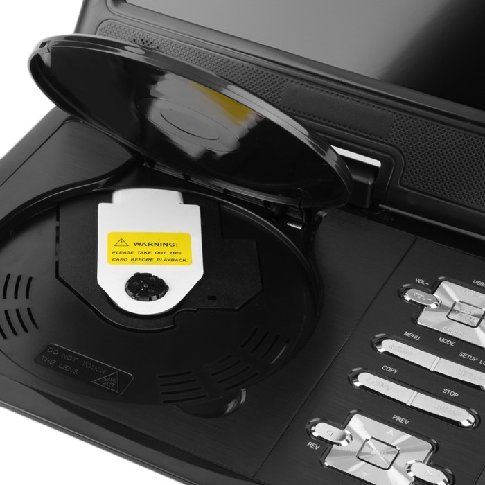 2016 Newest portable 7 Inch DVD player with rotatable screen, game and TV function, use at home, car, support CD player, MP3/MP4