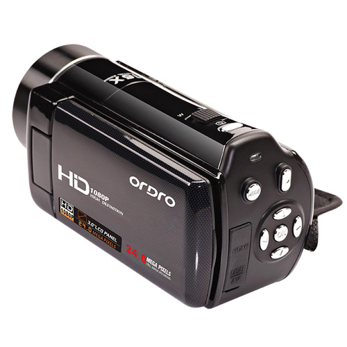 HDV-V7 Digital Video Camera 1080P Full HD 24 MP CMOS with 3.0  Rotatable LCD Screen Mini Camcorder Support Face Detection