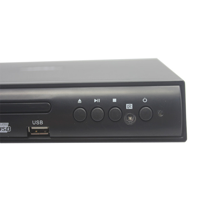 Original Plastic Body DVD Player USB Interface DVD Player Multi Language DIVX MPEG4 DVD CD RW MP3