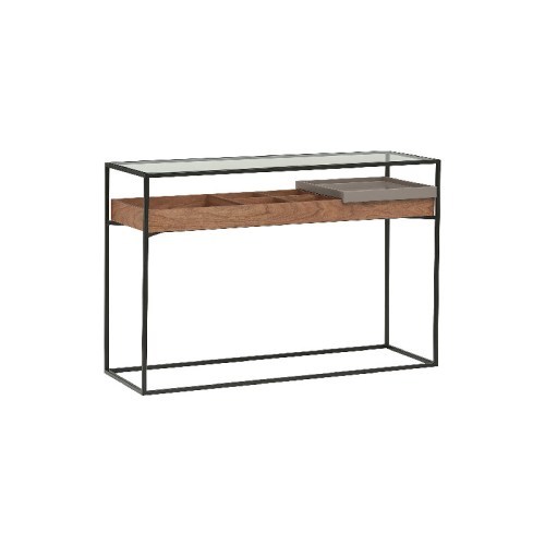 Floating Console Table and Tray