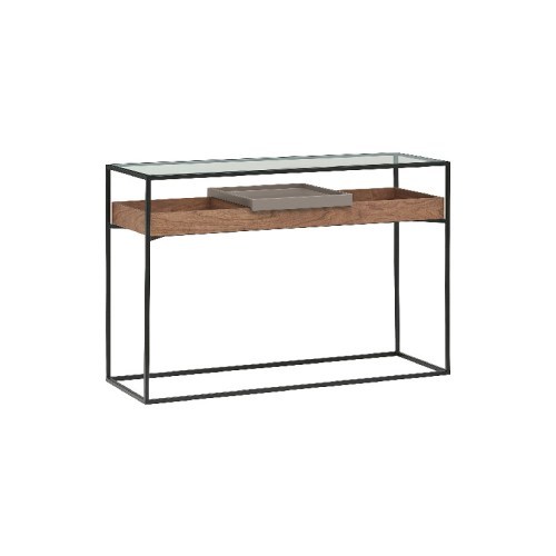 Floating Console Table and Tray