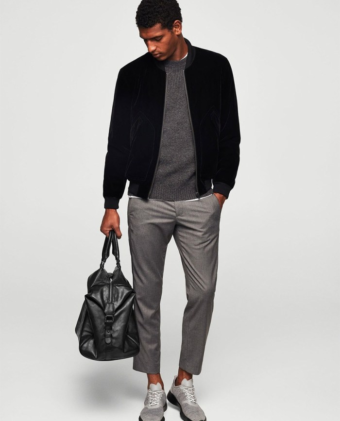 Pebbled weekend bag