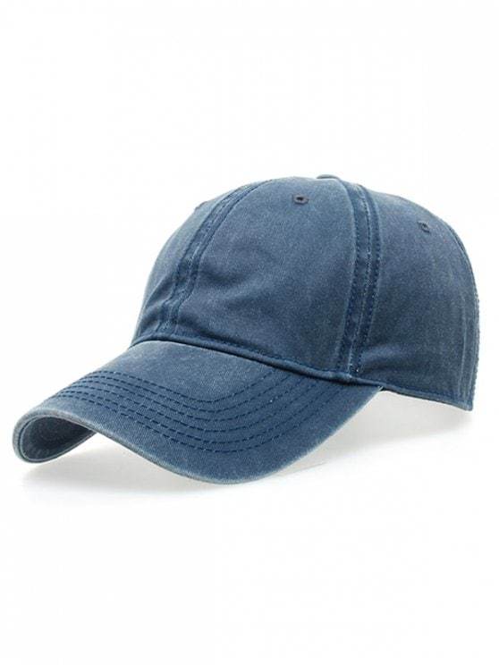 Water Wash Do Old Baseball Hat - Blue