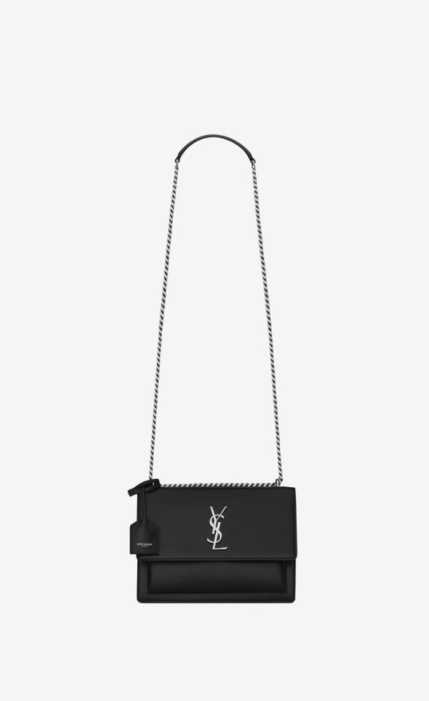 Saint Laurent Sunset Medium In Smooth Leather