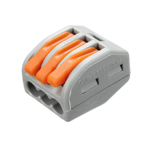 Excellway® ET25 2/3/5 Pins Spring Terminal Block 5Pcs Electric Cable Wire Connector - 2PIN