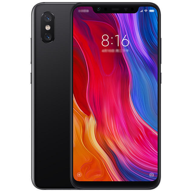 Xiaomi Mi8 Mi 8 6.21 inch 6GB RAM 64GB ROM Snapdragon 845 Octa core 4G Smartphone - Black