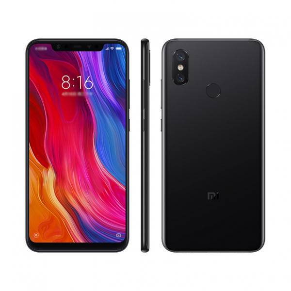 Xiaomi Mi8 Mi 8 6.21 inch 6GB RAM 64GB ROM Snapdragon 845 Octa core 4G Smartphone - Black
