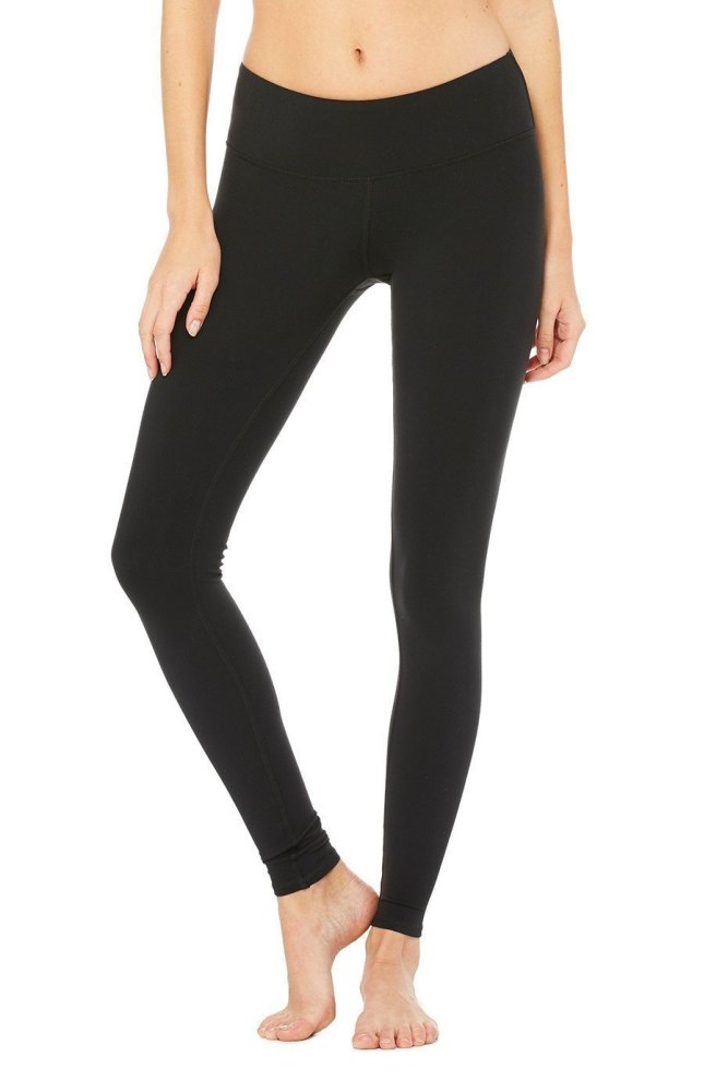 ALO YOGA AIRBRUSH LEGGING - BLACK