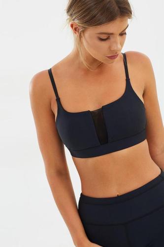 ALL FENIX BLACK POINT CROP BRA