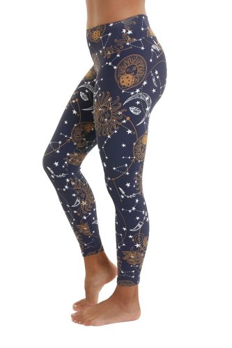 LIQUIDO 7-8 LEGGING - ASTRAL MAP