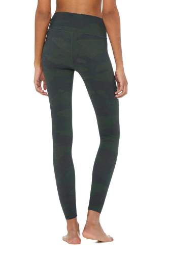 ALO YOGA HIGH WAIST VAPOR LEGGING - HUNTER CAMOUFLAGE