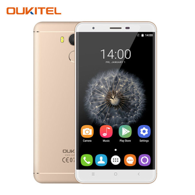 Oukitel U15 Pro Smartphone 5.5 inch HD MT6753 Octa Core Android 6.0 Cellphone FingerPrint 4G LTE 3GB RAM 32GB ROM Mobile Phone